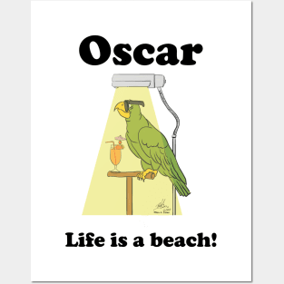 Oscar, Life is a beach. Posters and Art